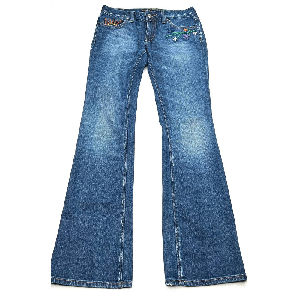 Lucky Brand Luck Legend | Lola Bootcut Embroidered Jeans Flower Size 2